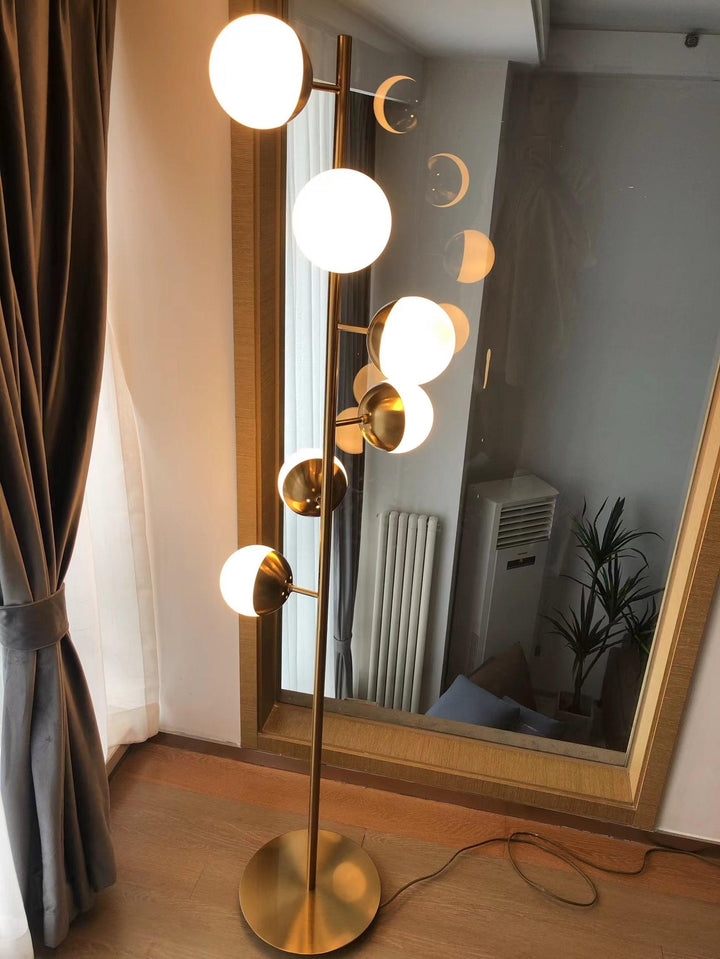 Doppler LED Trä Lamp
