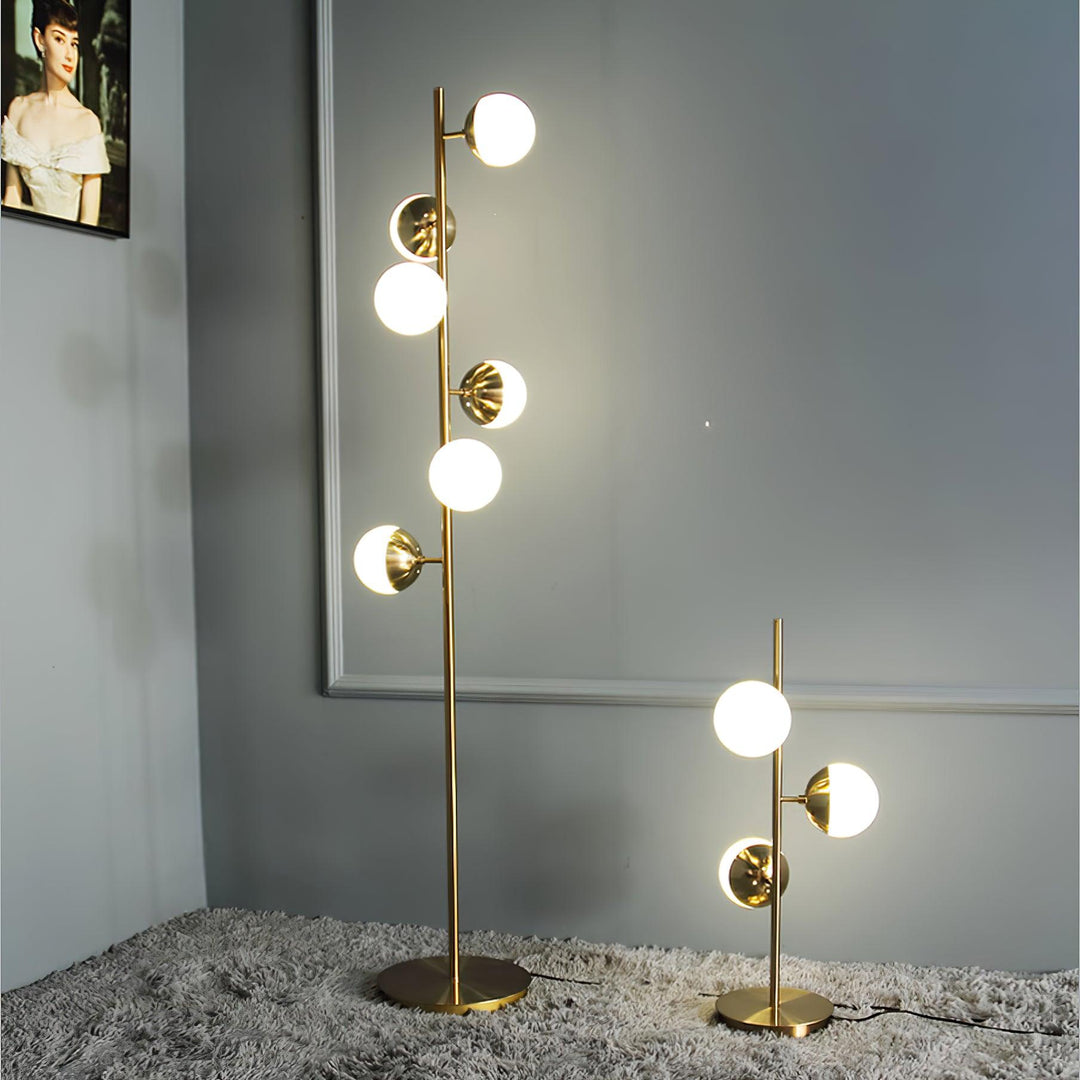 Doppler LED Trä Lamp