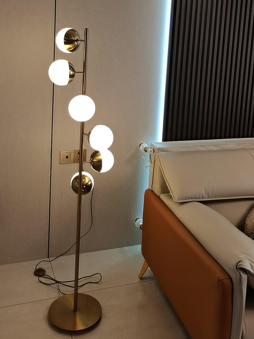 Doppler LED Trä Lamp