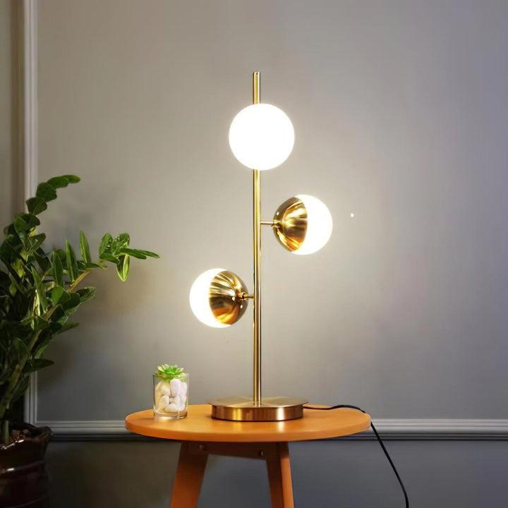 Doppler LED Trä Lamp