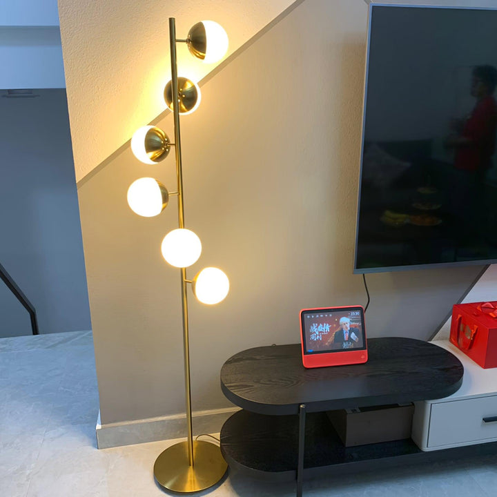 Doppler LED Trä Lamp