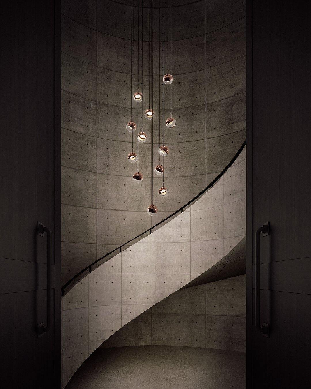 Restaurang Art LED Pendellampa