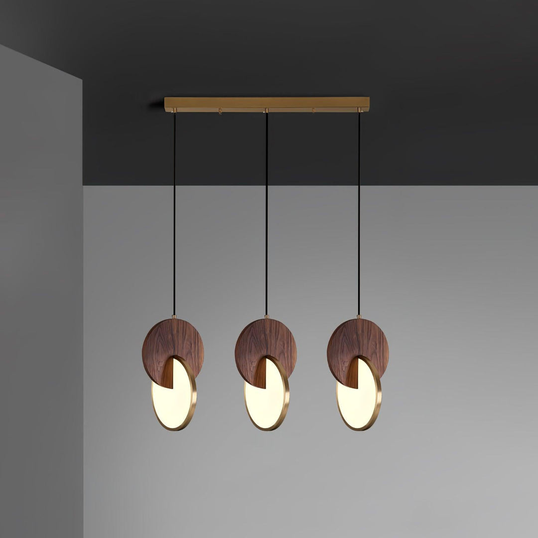 Dubbel Disk Pendellampa