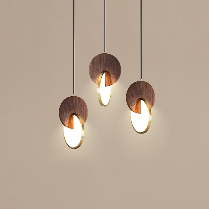 Dubbel Disk Pendellampa