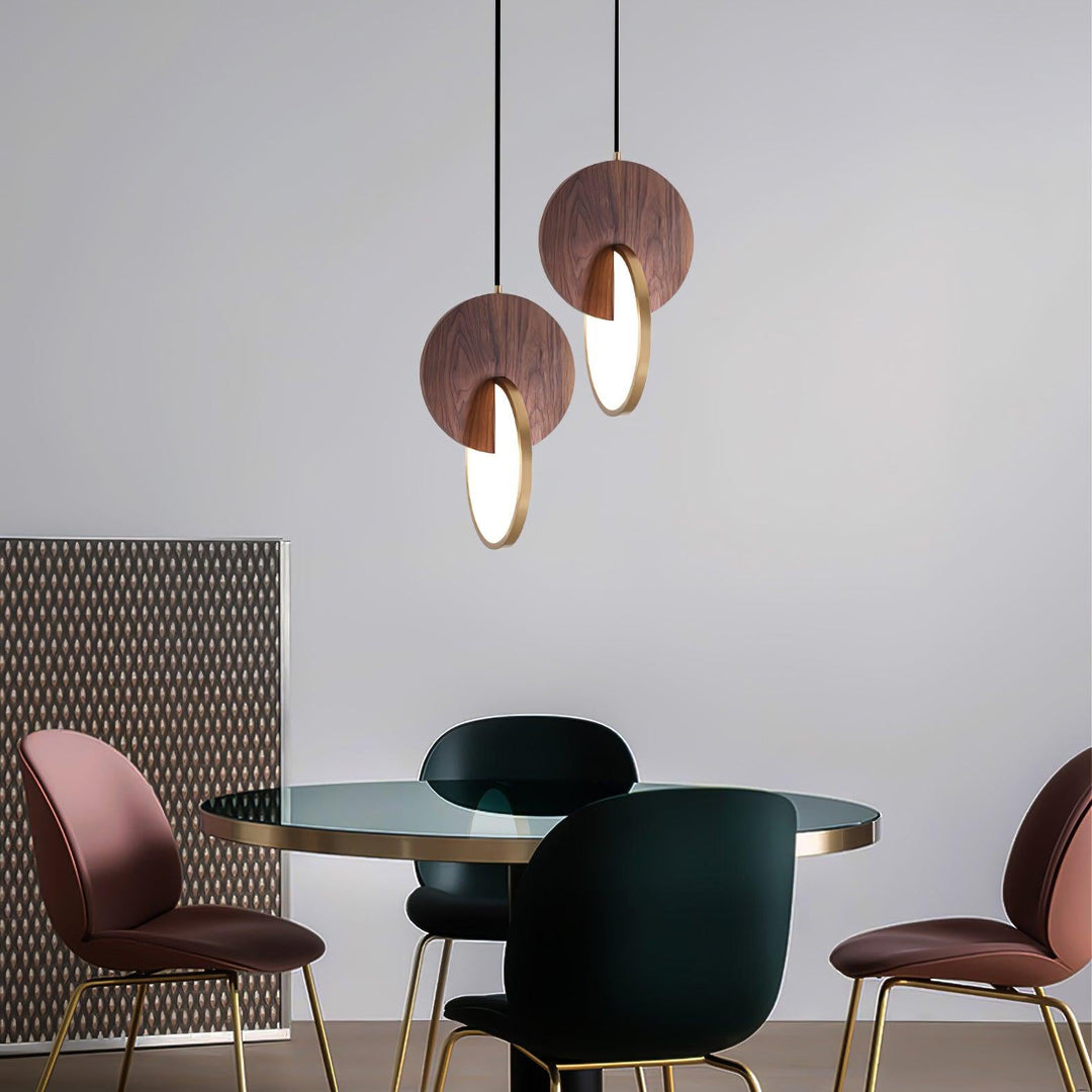 Dubbel Disk Pendellampa