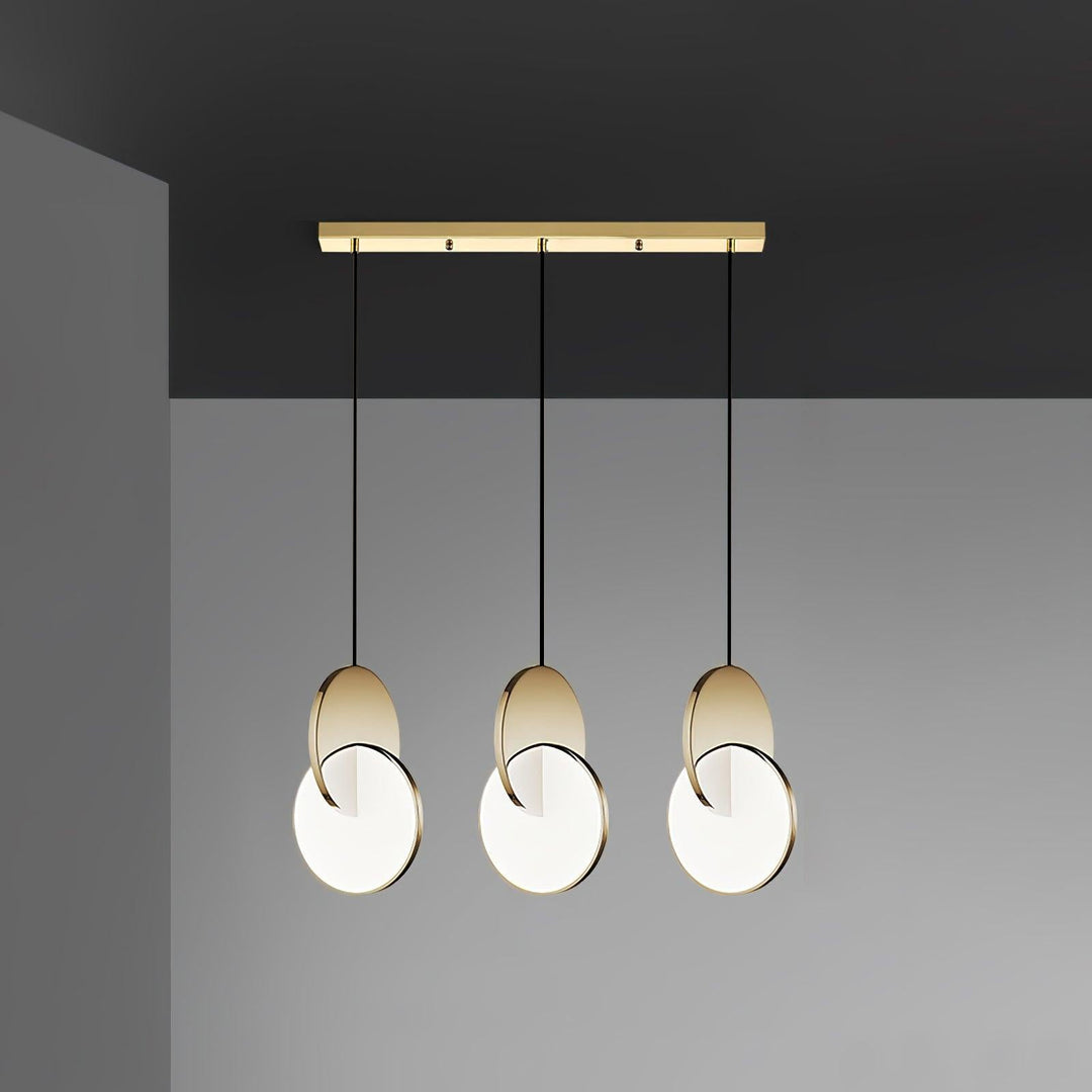 Dubbel Disk Pendellampa
