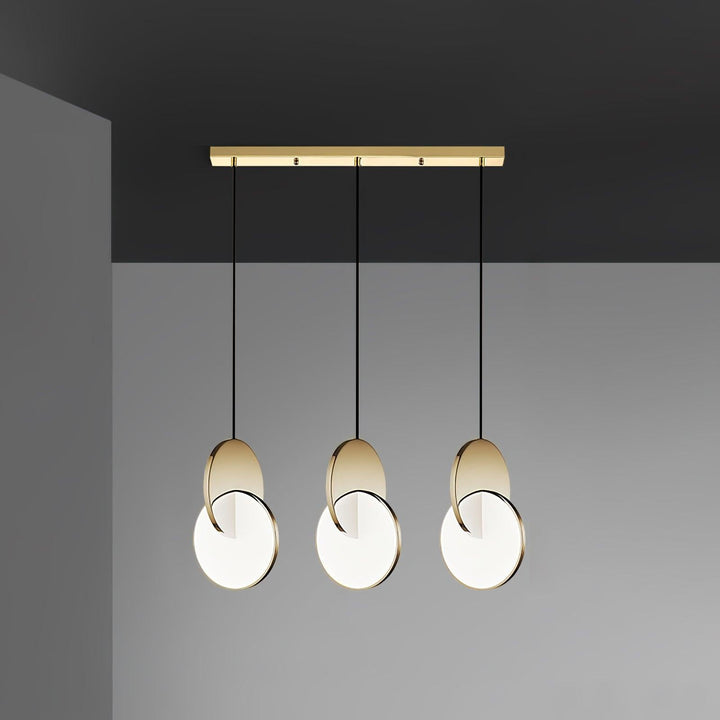 Dubbel Disk Pendellampa