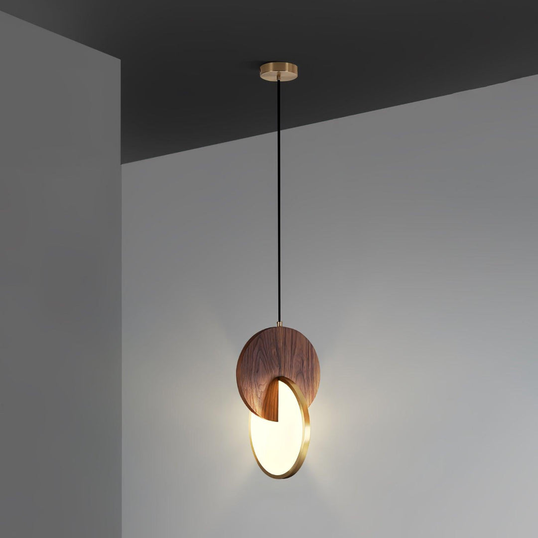 Dubbel Disk Pendellampa