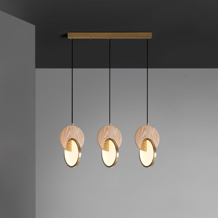 Dubbel Disk Pendellampa