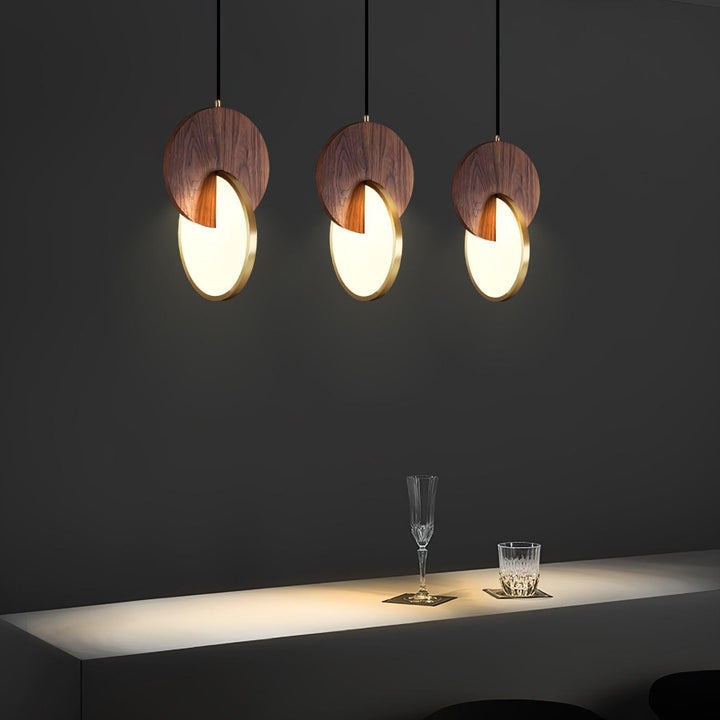 Dubbel Disk Pendellampa