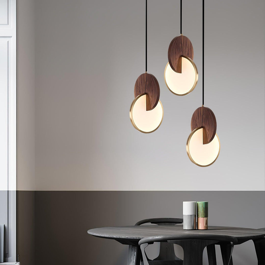 Dubbel Disk Pendellampa