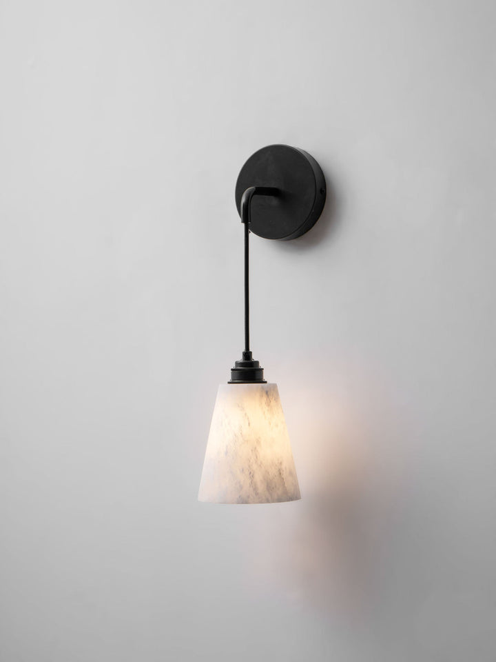Droplet Alabaster Vägglampa