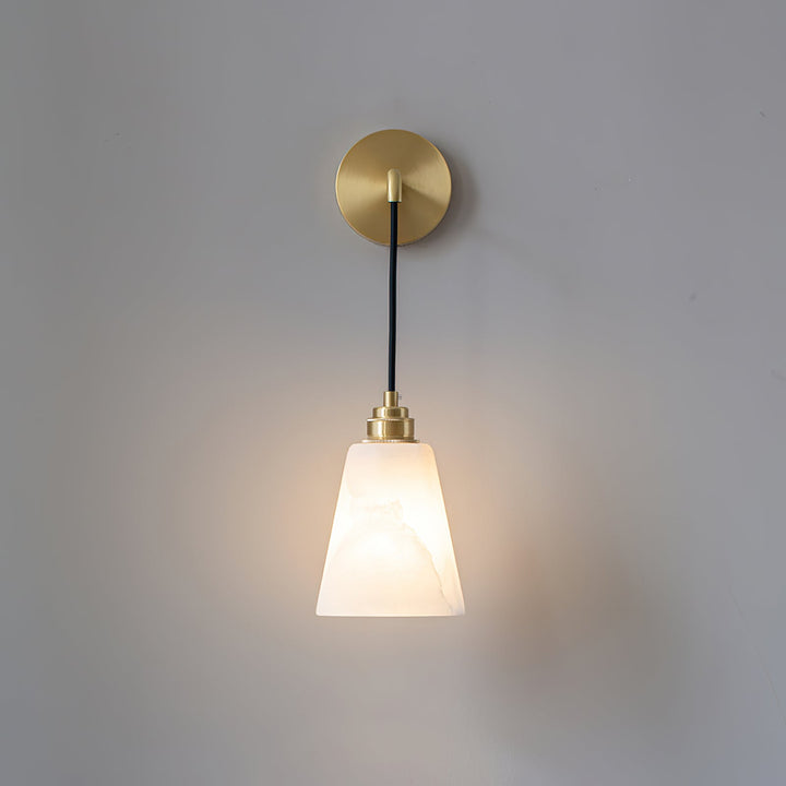 Droplet Alabaster Vägglampa