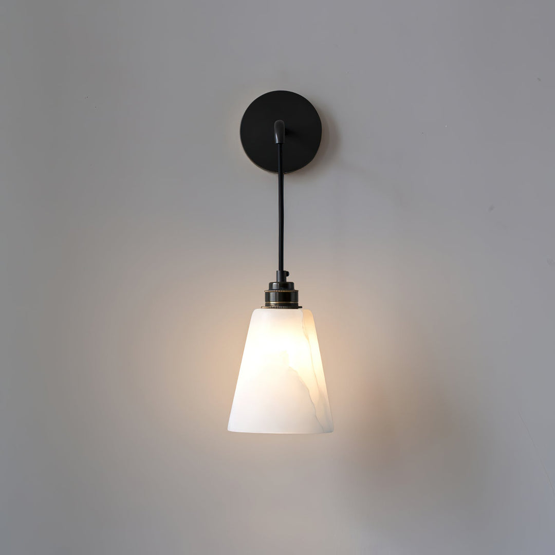 Droplet Alabaster Vägglampa