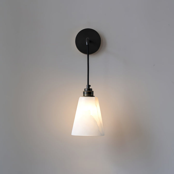 Droplet Alabaster Vägglampa