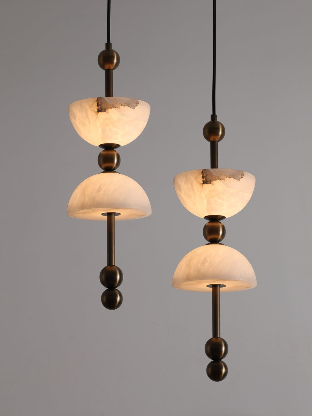 Duo Alabaster Pendellampa