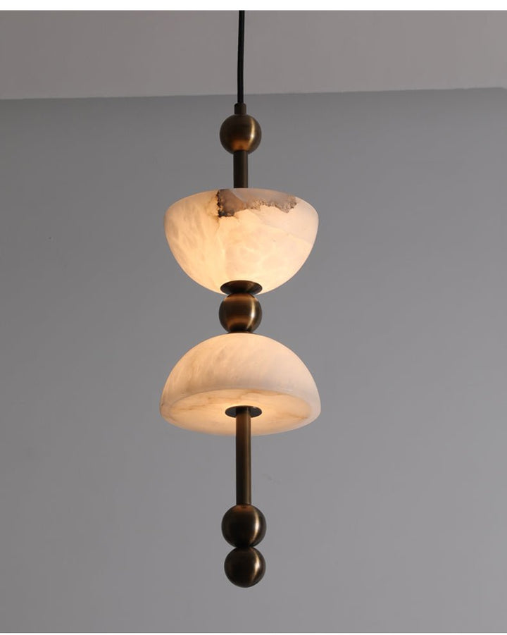 Duo Alabaster Pendellampa