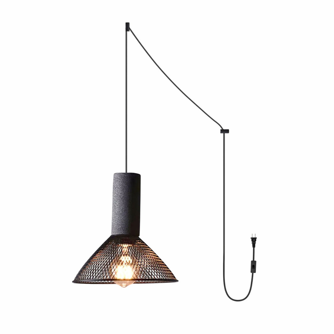 Cement Mesh Plug-in Pendellampa