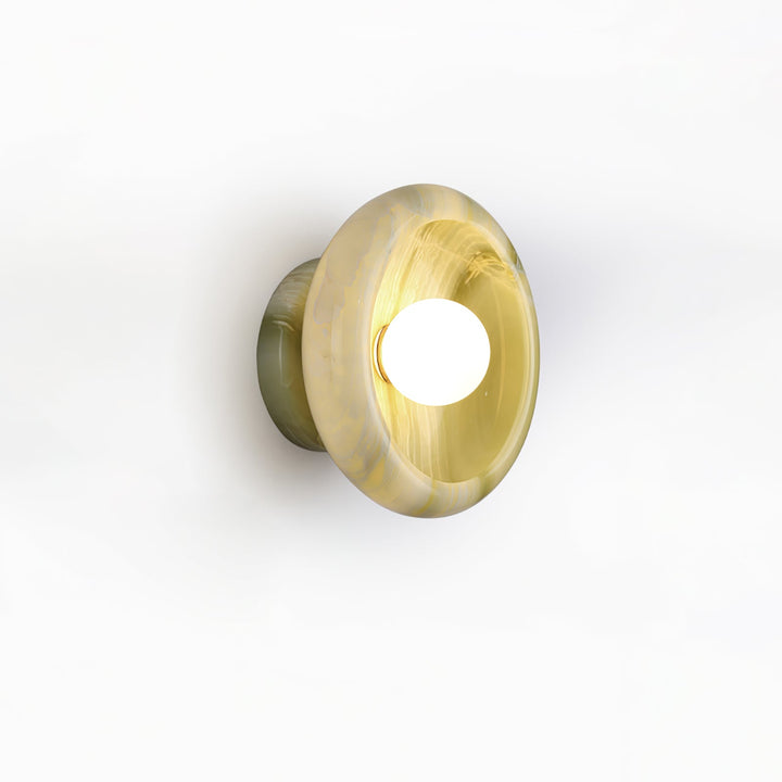 Eclipse Jade Alabaster Vägglampa