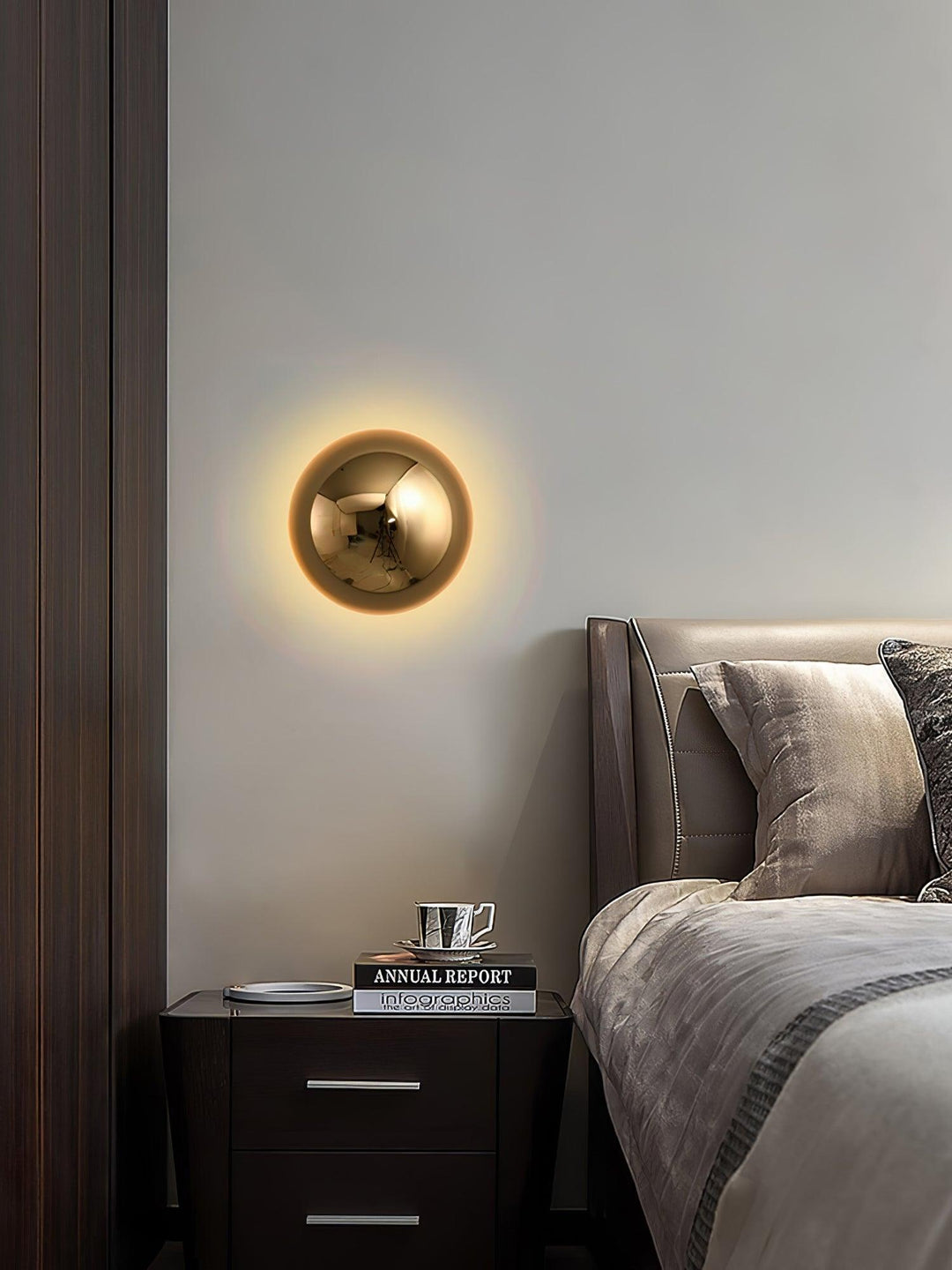 Aurum Sphere Vägglampa