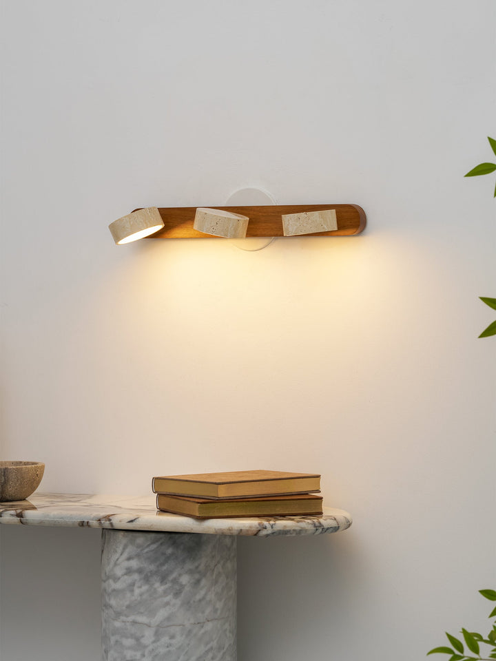 Travertine Duo Vägglampa