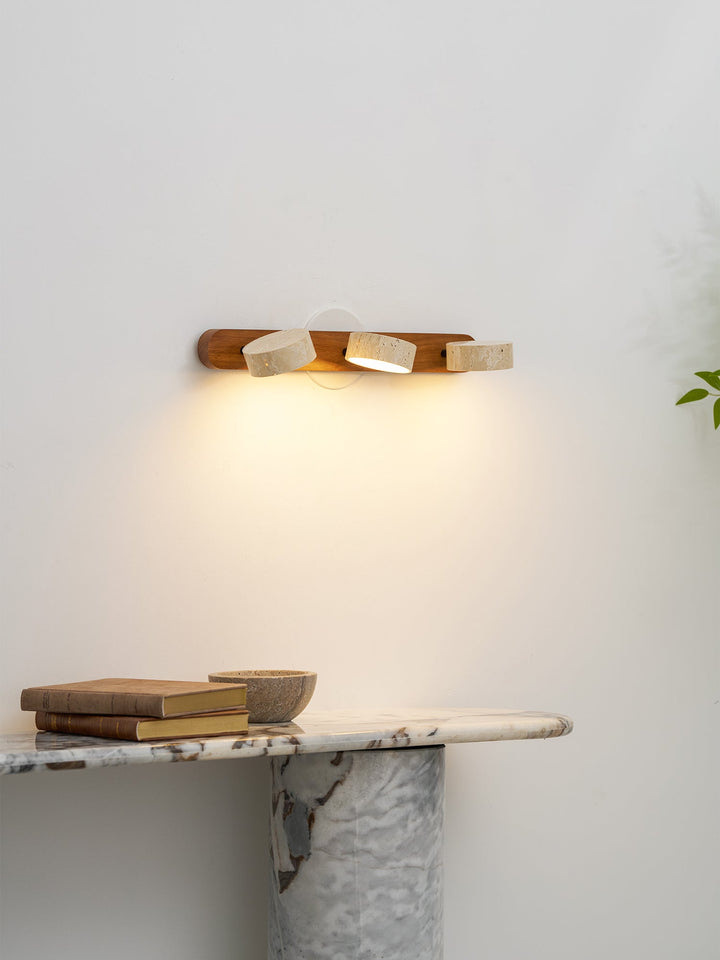 Travertine Duo Vägglampa