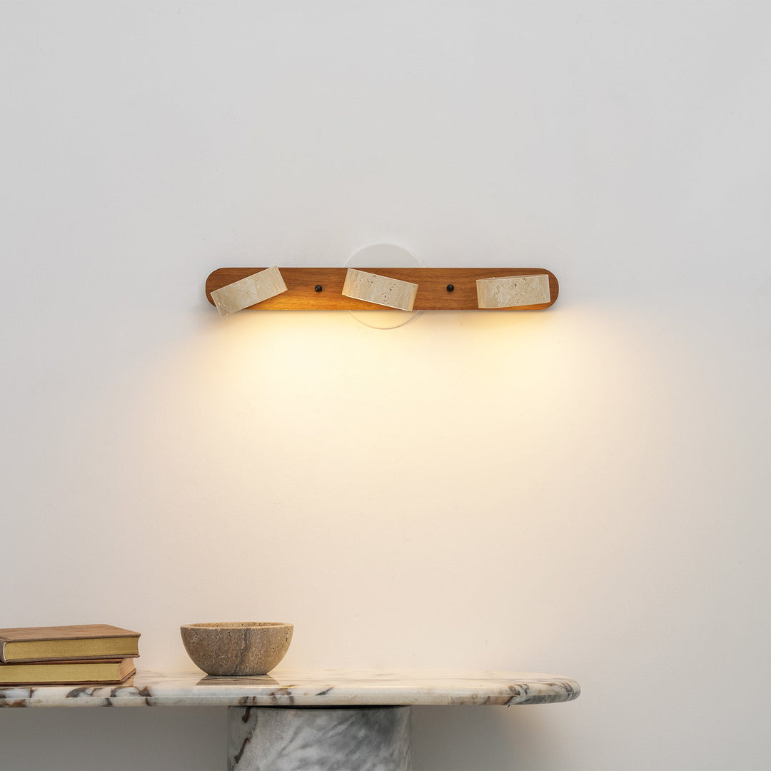 Travertine Duo Vägglampa
