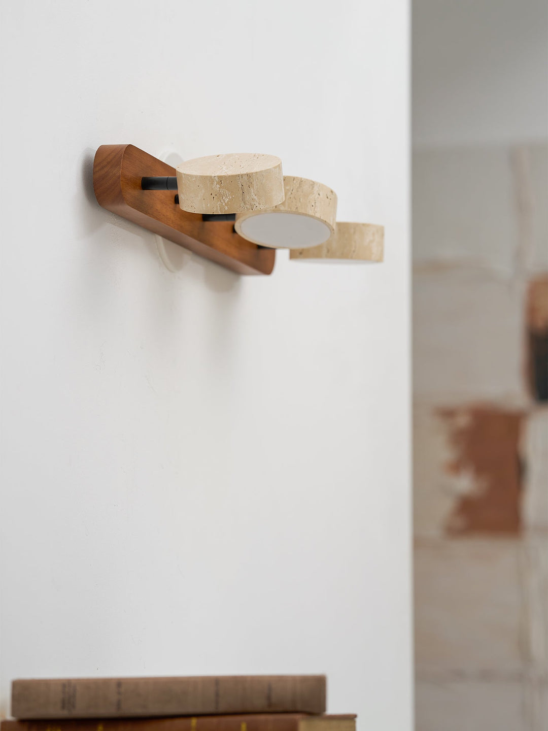 Travertine Duo Vägglampa