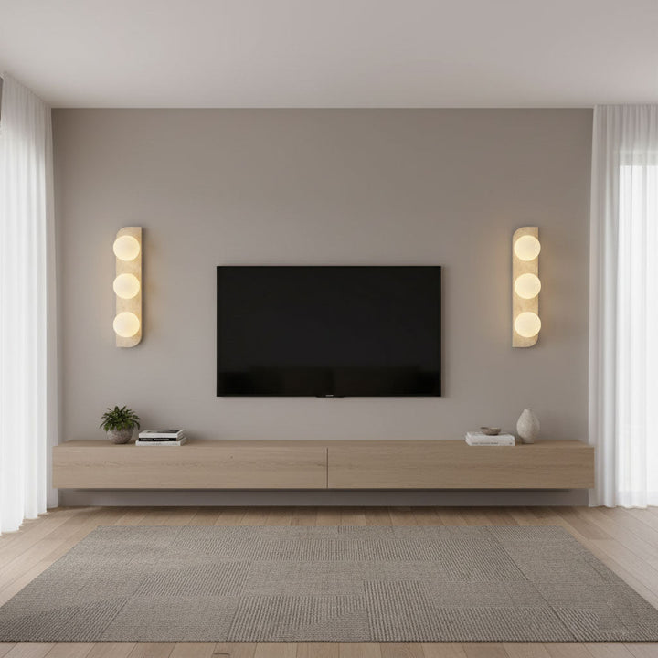 Elysian Travertine Vägglampa
