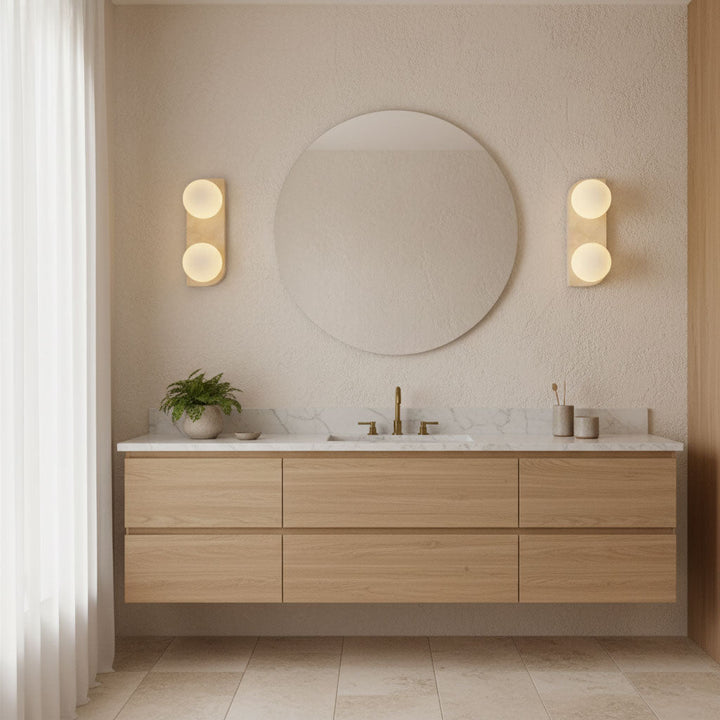 Elysian Travertine Vägglampa