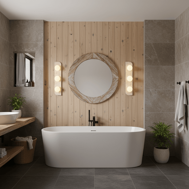 Elysian Travertine Vägglampa