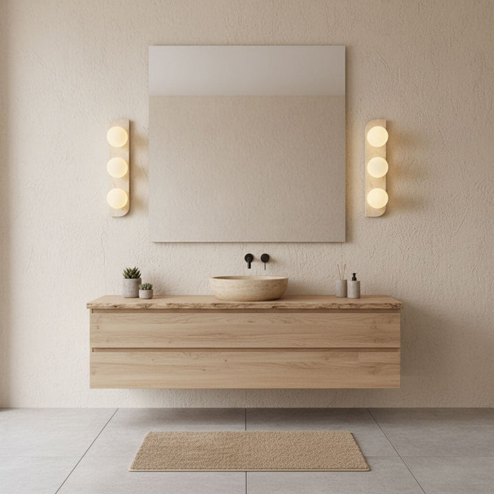Elysian Travertine Vägglampa