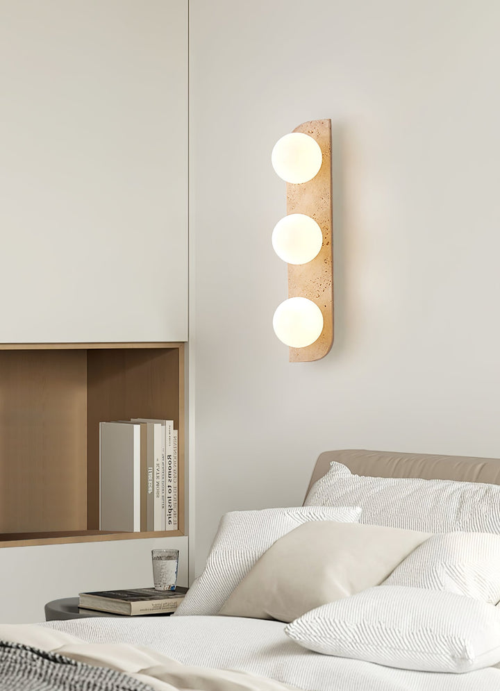 Elysian Travertine Vägglampa