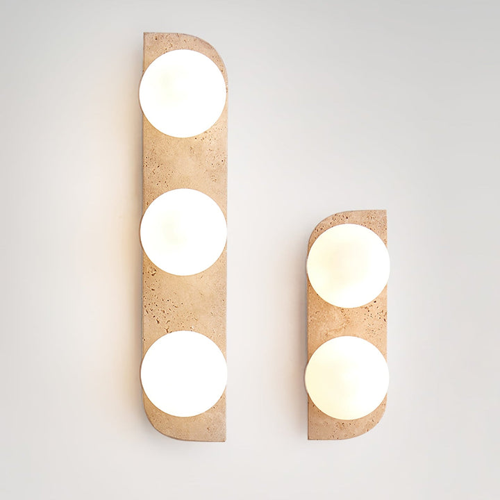 Elysian Travertine Vägglampa
