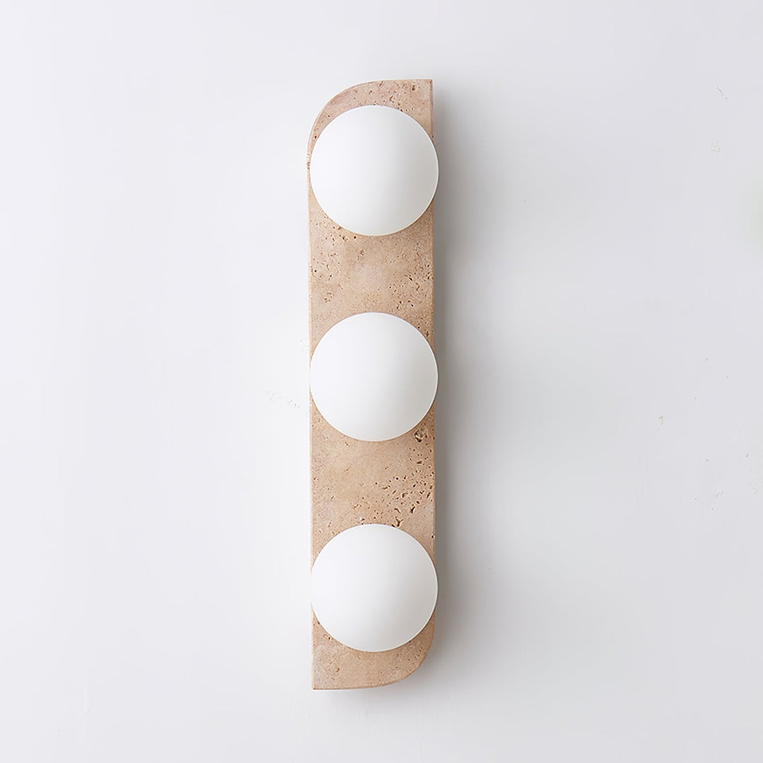 Elysian Travertine Vägglampa