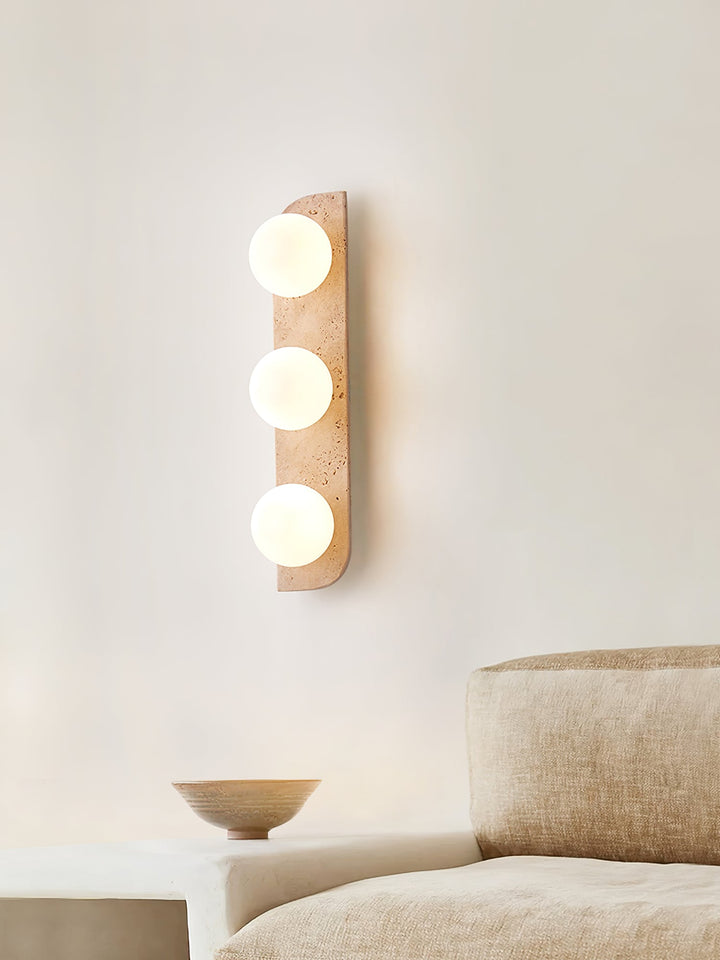 Elysian Travertine Vägglampa
