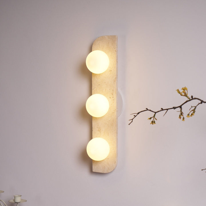 Elysian Travertine Vägglampa