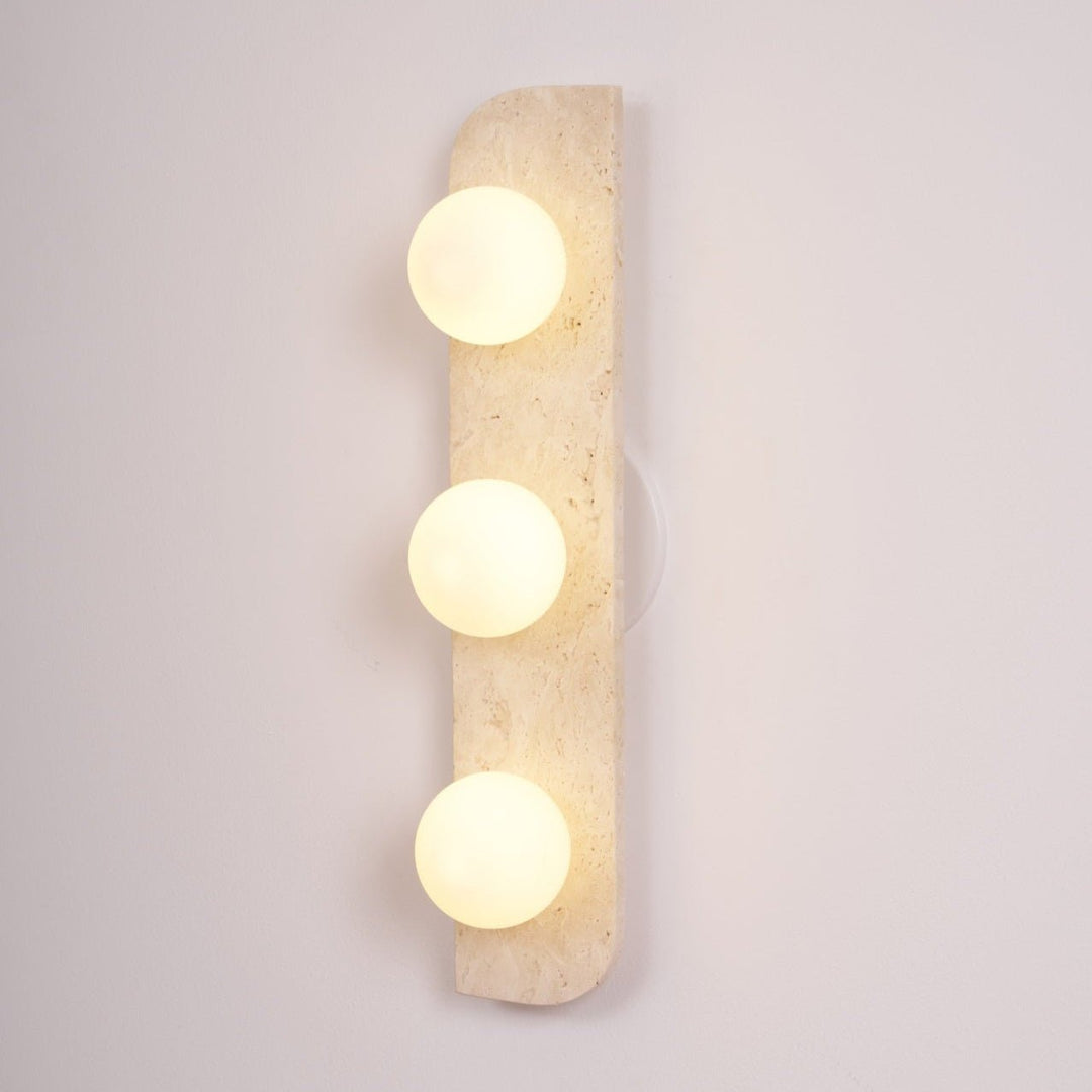 Elysian Travertine Vägglampa