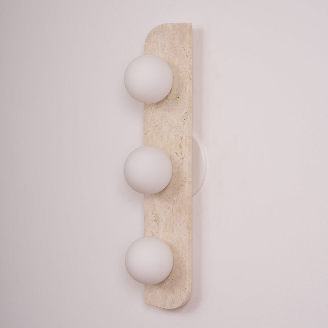 Elysian Travertine Vägglampa