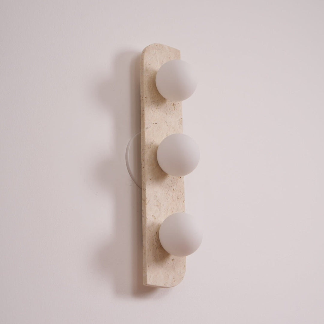 Elysian Travertine Vägglampa