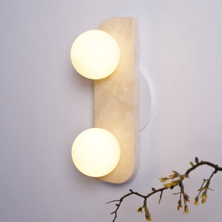 Elysian Travertine Vägglampa