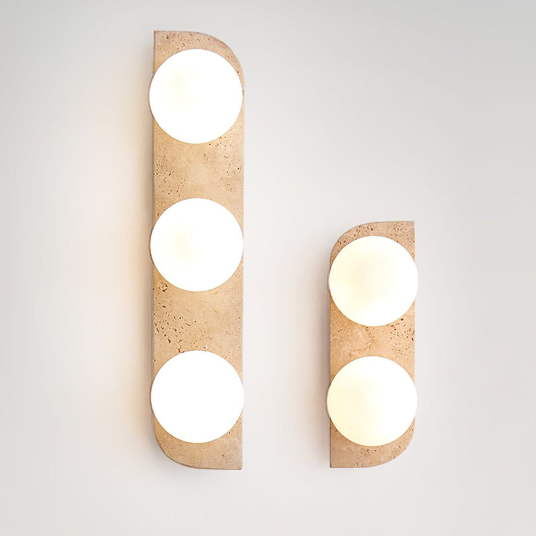 Elysian Travertine Vägglampa