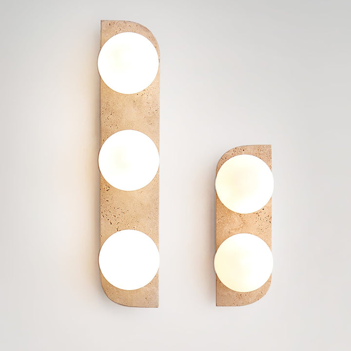 Elysian Travertine Vägglampa