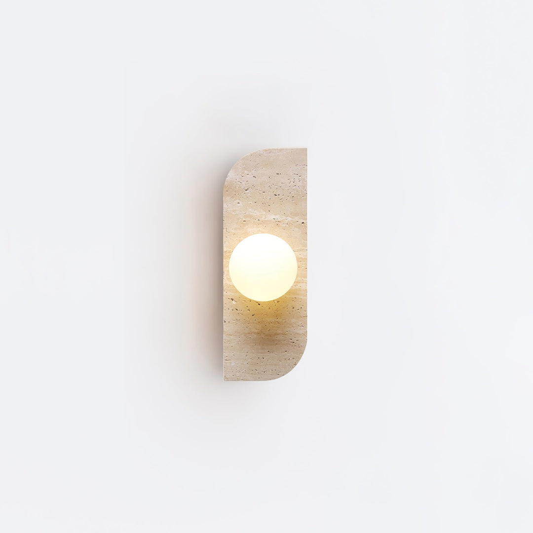 Elysian Travertine Vägglampa