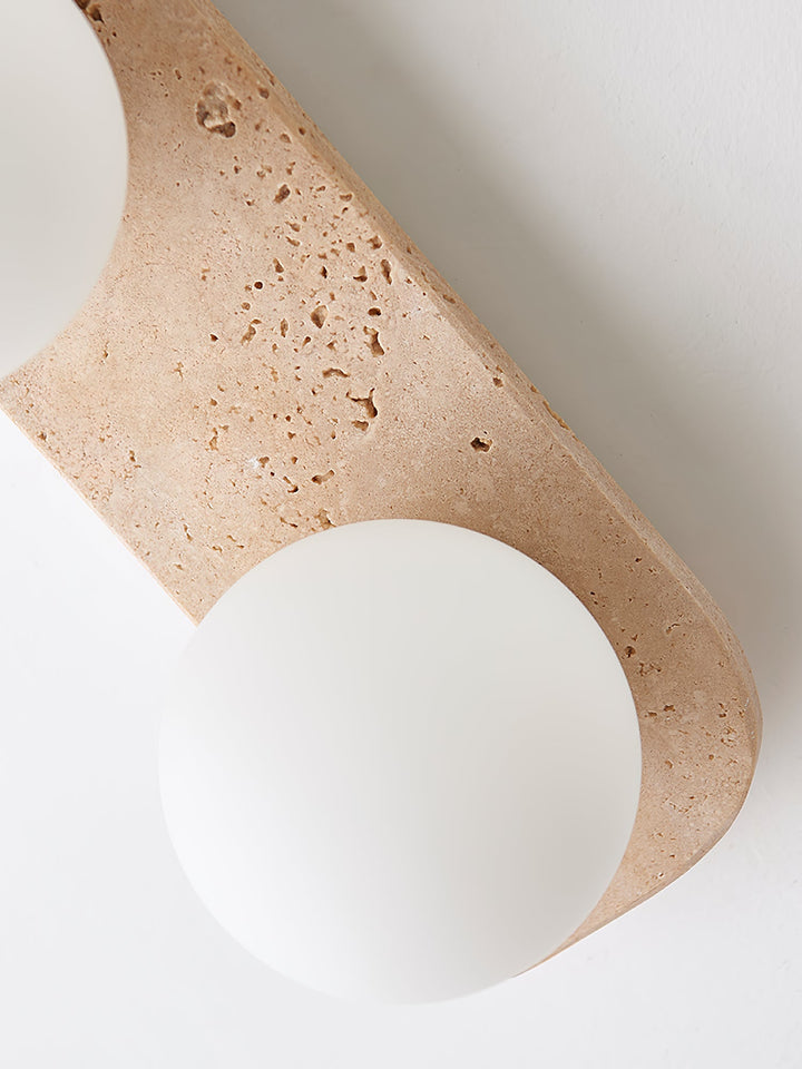 Elysian Travertine Vägglampa