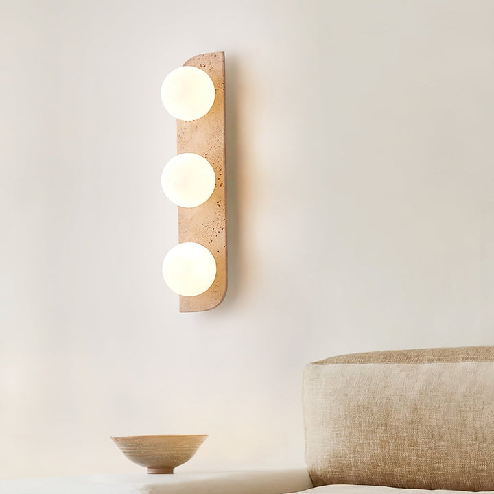 Elysian Travertine Vägglampa