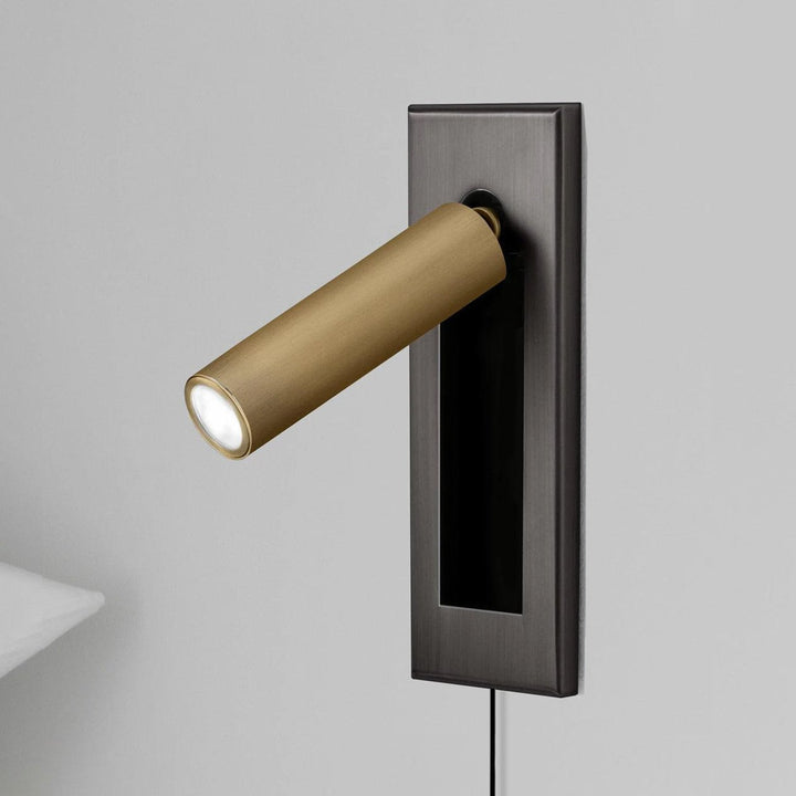 Inbyggd Sängsida Plug-in Vägglampa