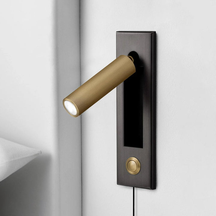 Inbyggd Sängsida Plug-in Vägglampa