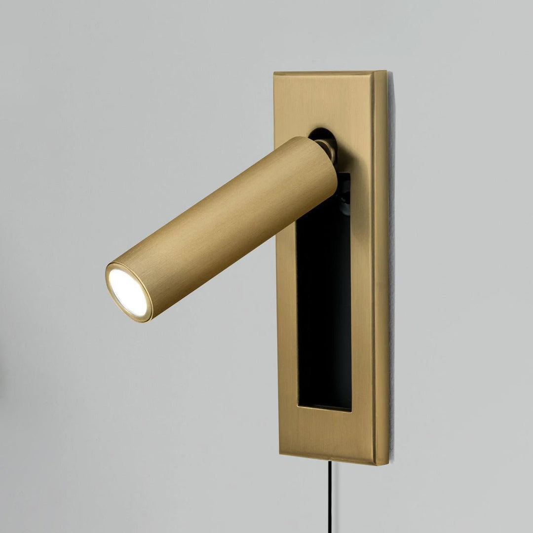 Inbyggd Sängsida Plug-in Vägglampa
