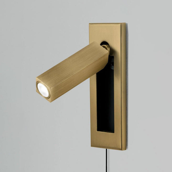 Inbyggd Sängsida Plug-in Vägglampa